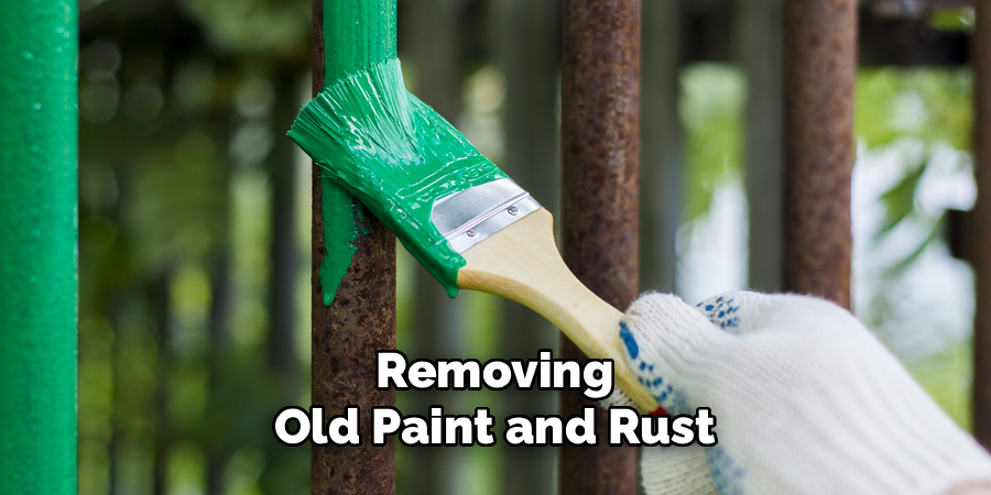 Removing Old Paint and Rust