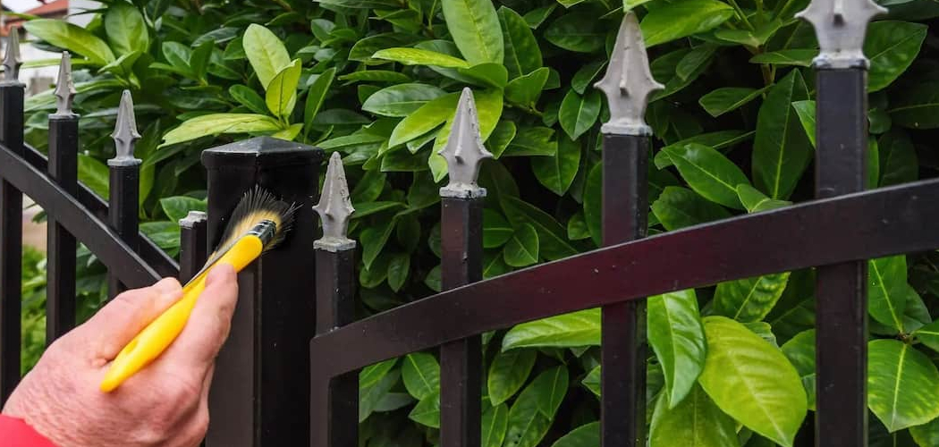 How to Repaint a Metal Gate